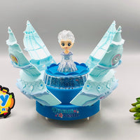 Multi-functional Rotating Doll Castle With Light & Music