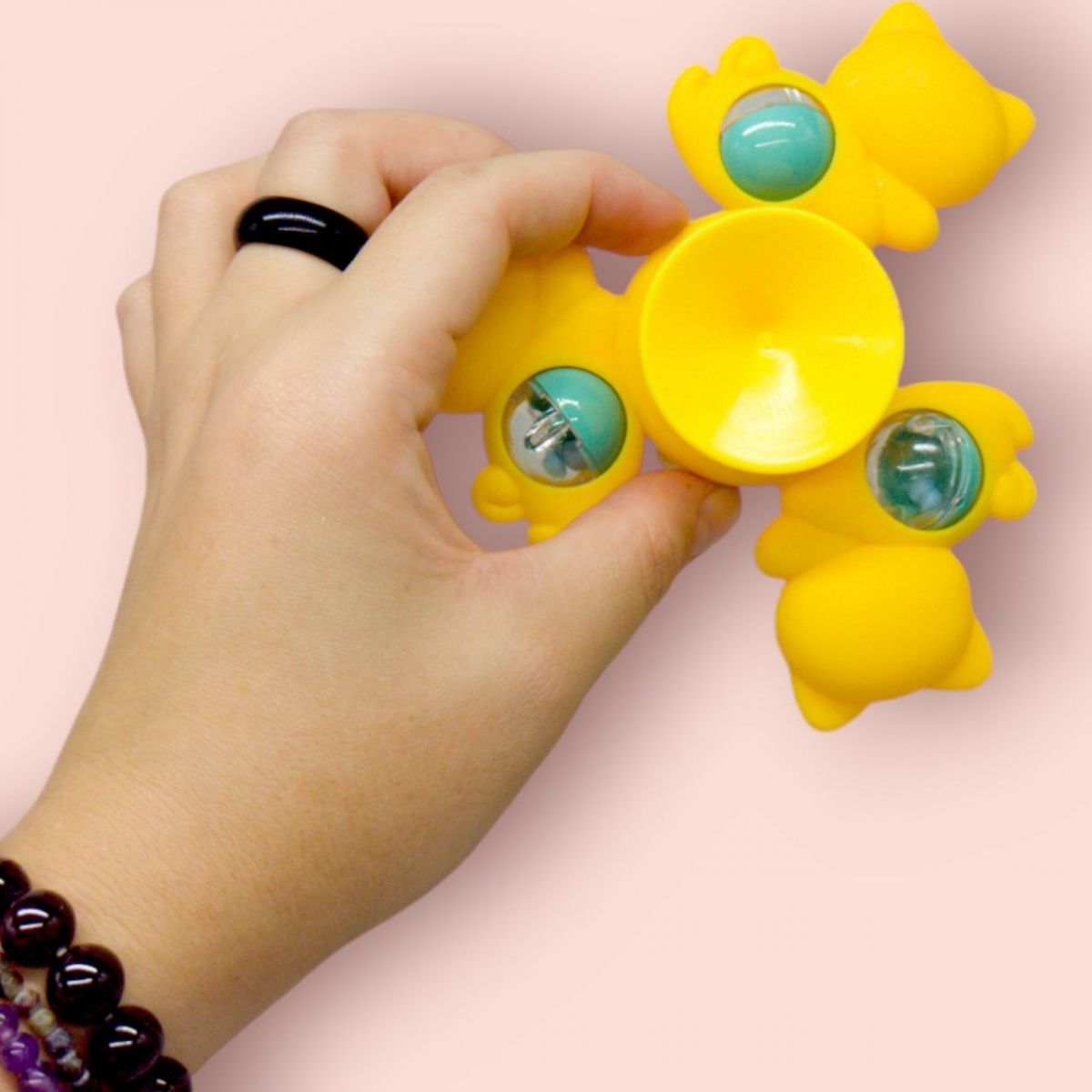 3Pcs Animal Shape Baby Spinning Rattles