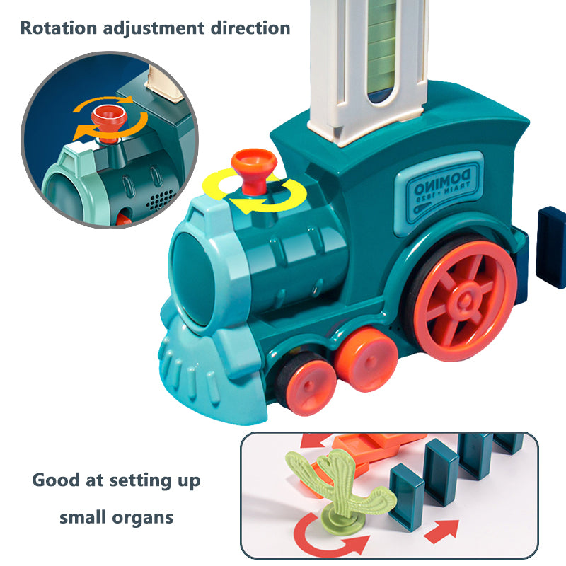 Automatic Domino Laying Electric Train
