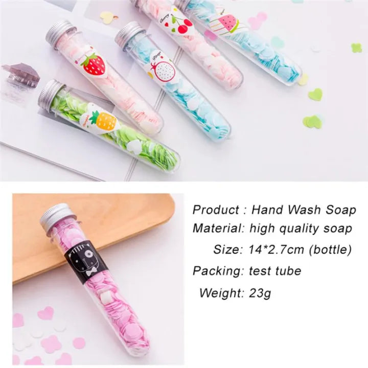 1Pc Portable Travel Bottle Shape Paper Soap