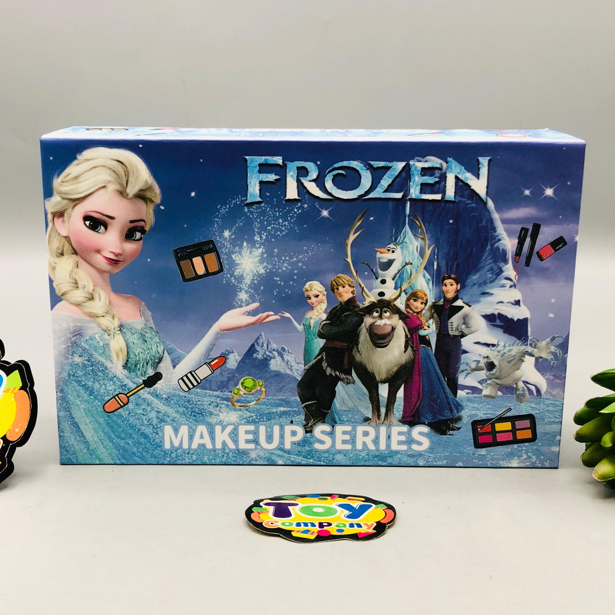 24Pcs Realistic Frozen Beauty Makeup Briefcase
