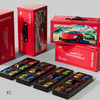24Pcs Diecast Magic Box Speed Racing Cars Set