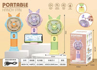 Rechargeable & Portable Handy Fan With Base