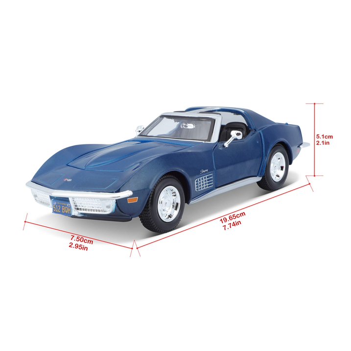 1:24 Maisto 1970 Chevrolet Corvette - Blue