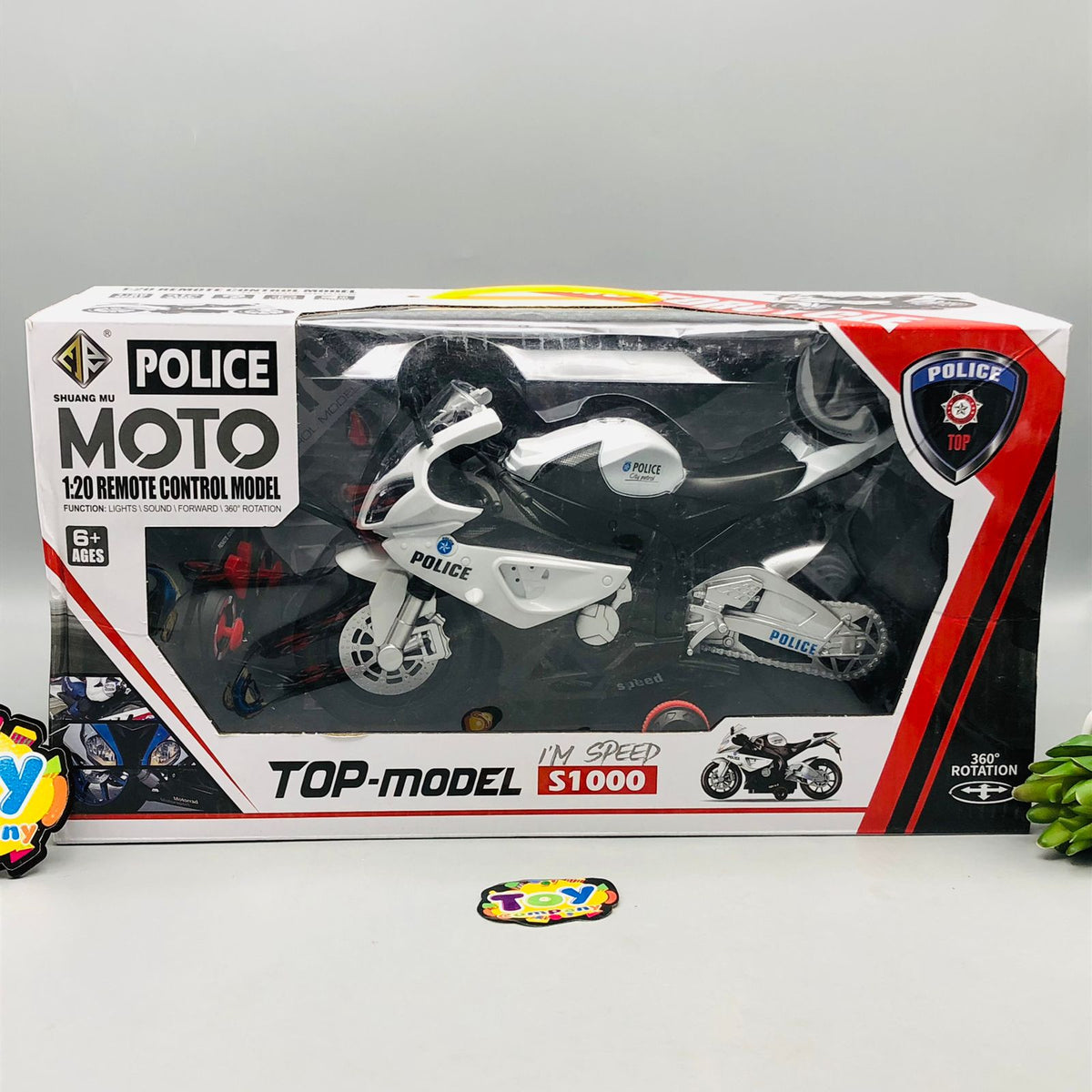 1:20 RC BMW S1000 Police Bike