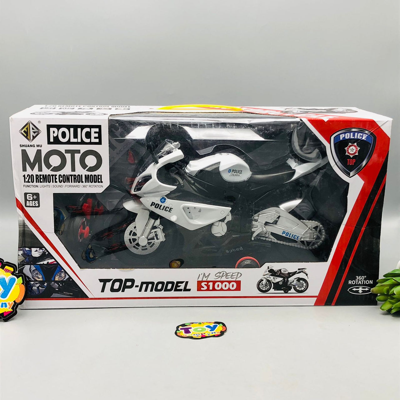 1:20 RC BMW S1000 Police Bike