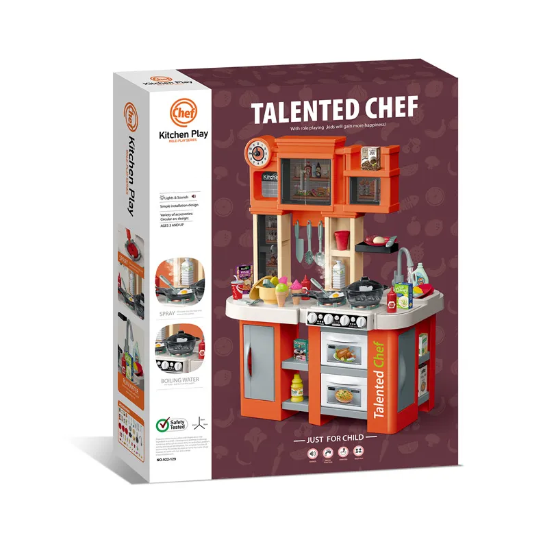 79 Pcs Talented Chef Kitchen | Running Water Sink