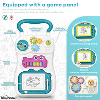 Multi-functional Baby Musical Learner Walker - Blue