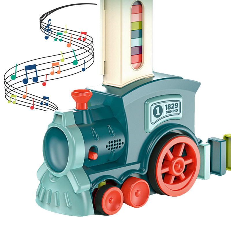 Automatic Domino Laying Electric Train
