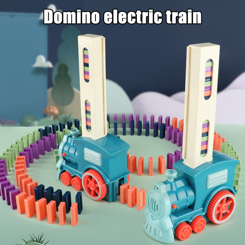 Automatic Domino Laying Electric Train