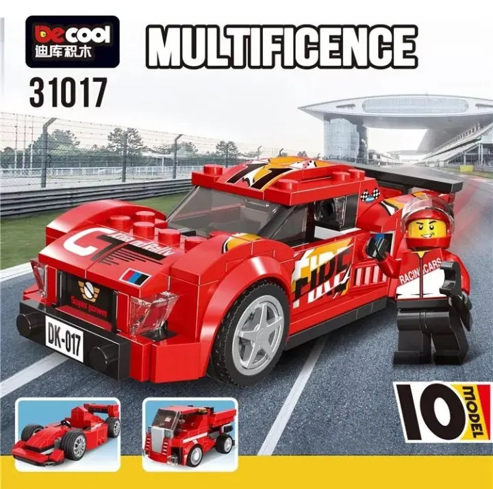 DIY Racing Model Bricks Set - 217+Pcs