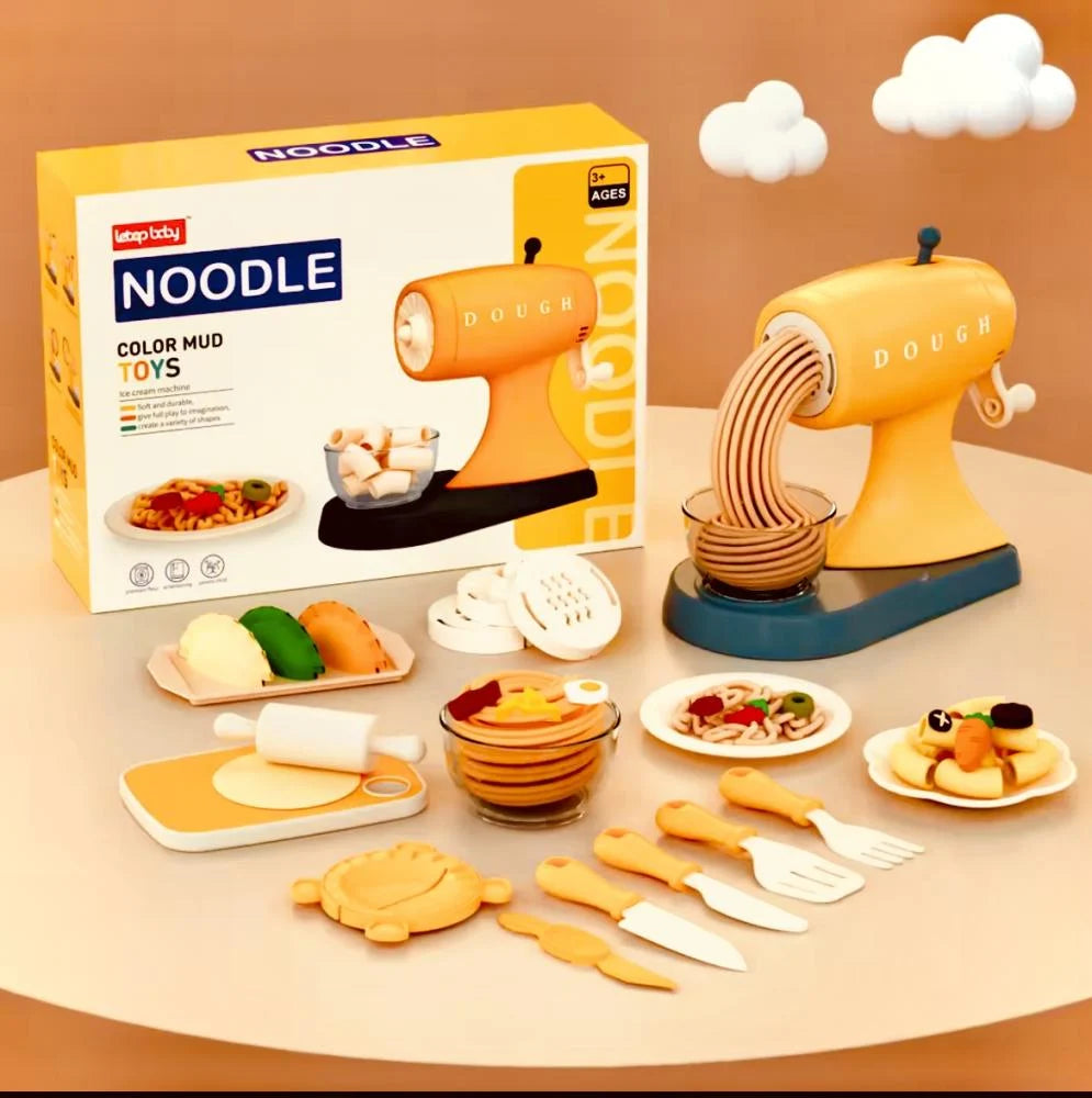25Pcs DIY Manual Colored Play Dough Noodles Machine