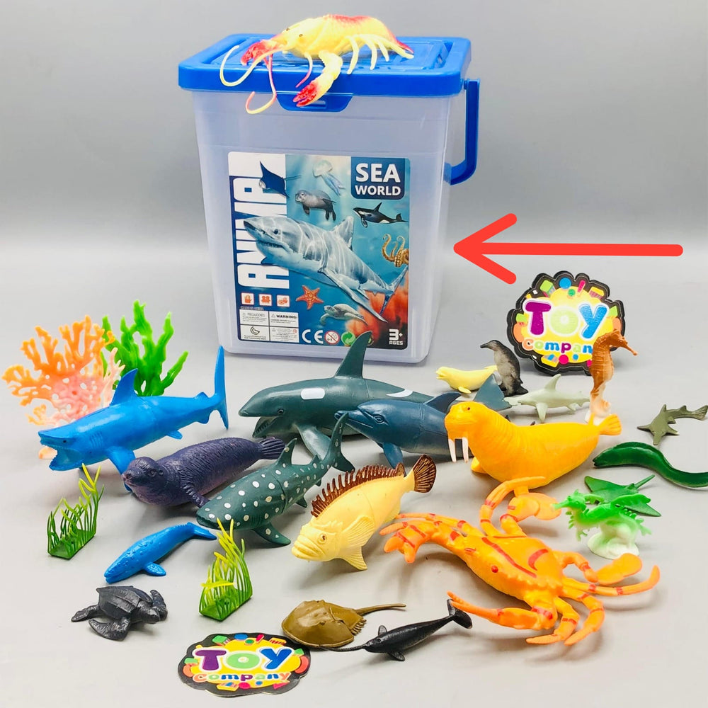25Pcs Kids Wild Sea Animal World Toy - Major Fault