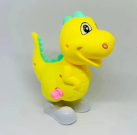 Kids Friction Dinosaur Wind-Up Toy - 1Pc