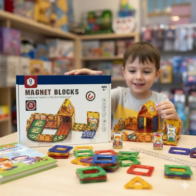 25Pcs DIY Magnetic Tiles Building Blocks