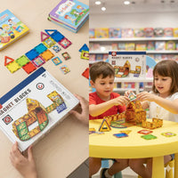 25Pcs DIY Magnetic Tiles Building Blocks