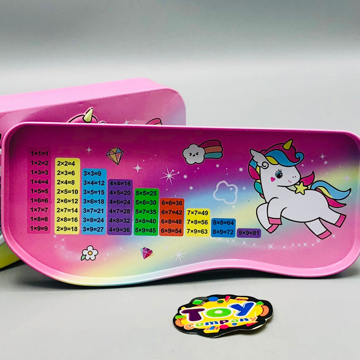 Unicorn Theme Tin Pencil Case With Stationary Set