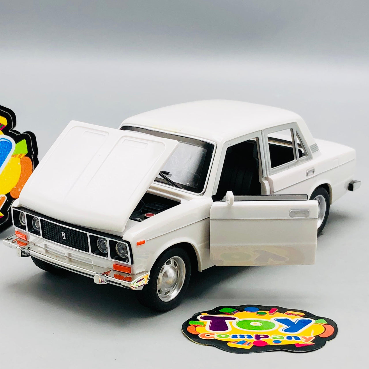 ABS Inertial Russian LADA Model Car - 1Pc
