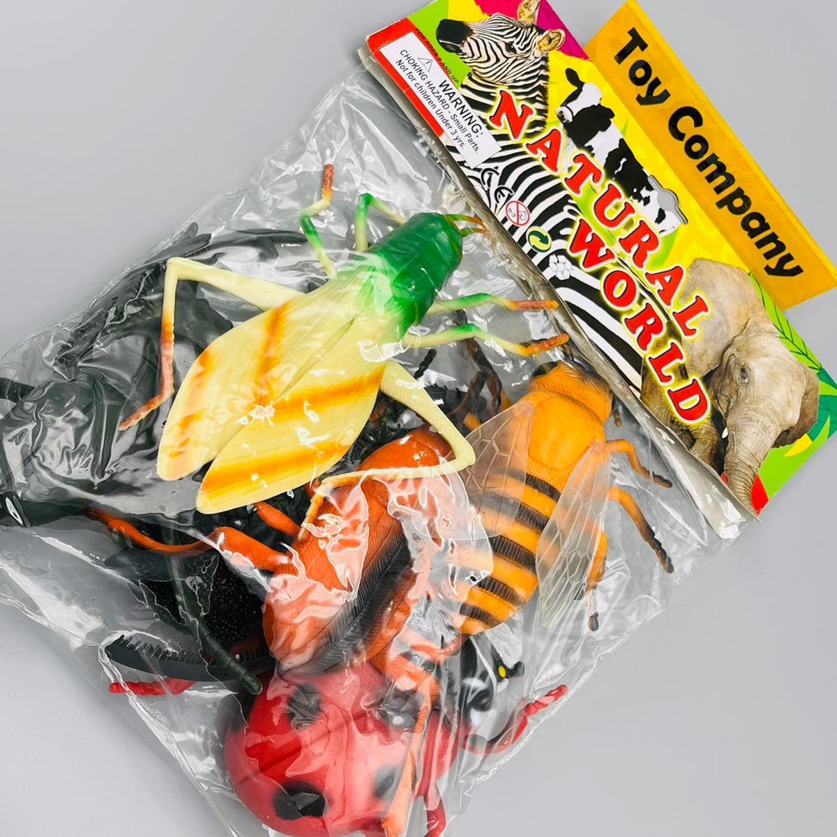 6 in 1 Insects PVC Toy - Large