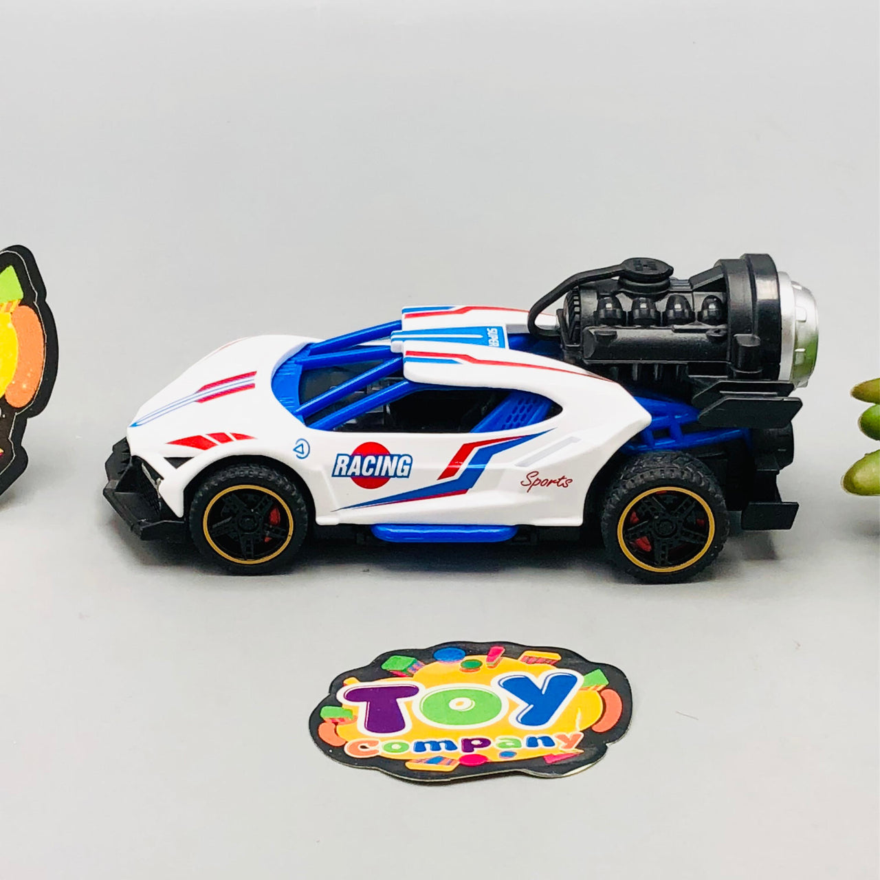 Mini ABS Pullback Car With Smoke - 1Pc