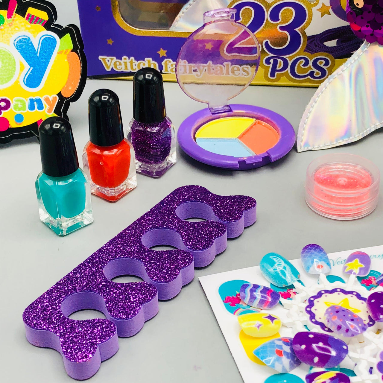 23Pcs Realistic Fairy Makeup Set With Pouch