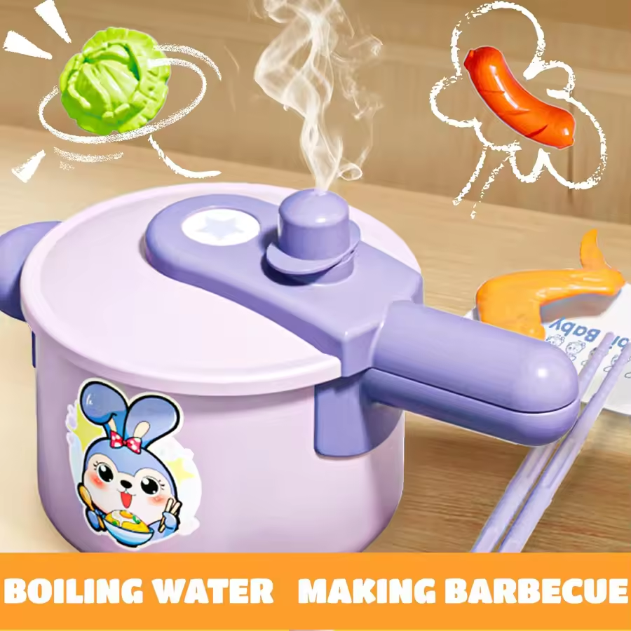 26Pcs Pretend Play Kitchen Cooking Set With Stove