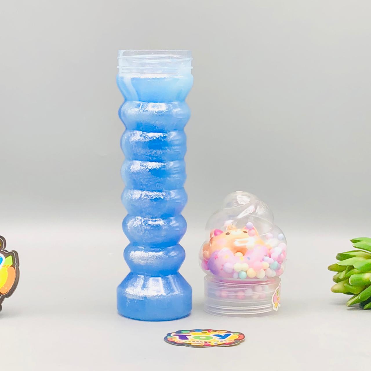 1Pc Squishy Snowflake Crystal Slime Mud Bottle