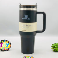 Black Stanley Insulated Tumbler With Straw - Minor Fault