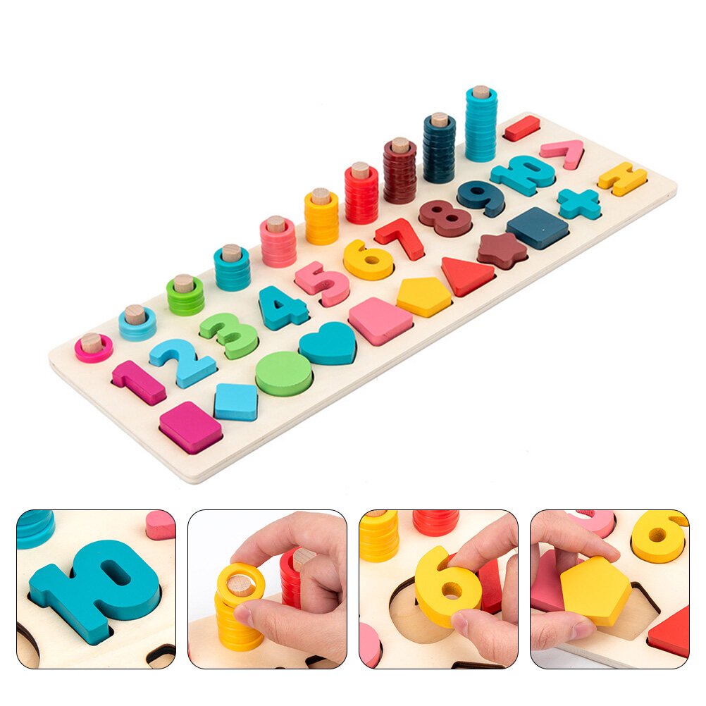 3in1 Wooden Logarithmic Learning Board