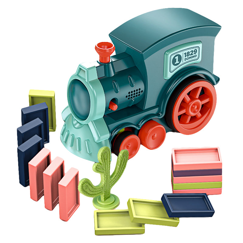 Automatic Domino Laying Electric Train