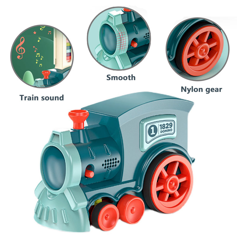 Automatic Domino Laying Electric Train
