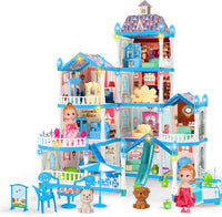 275Pcs DIY  Dream Villa Luxury Doll House