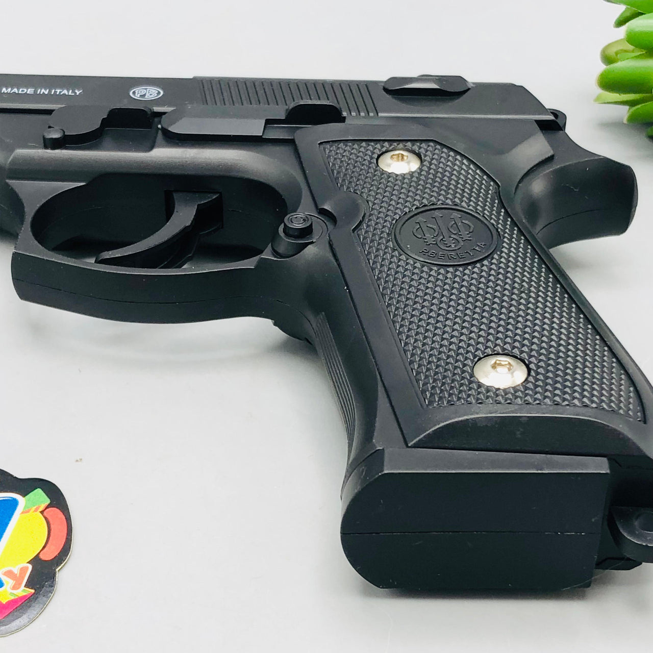 Metal Beretta Shooting Gun - Toy