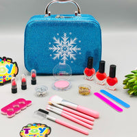 19Pcs Frozen Realistic Fashion Girl Makeup Bag