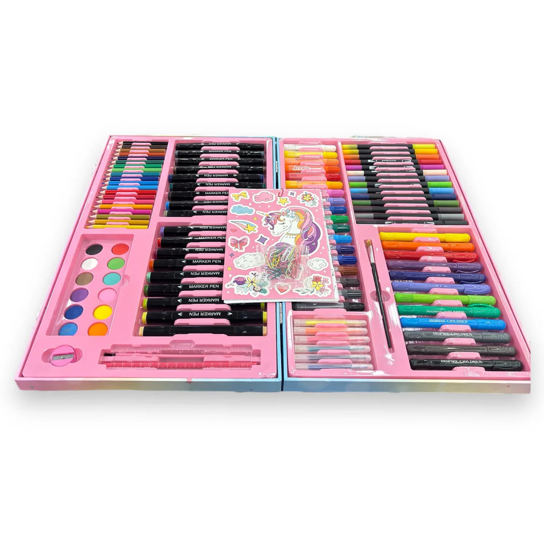 152Pcs Premium Unicorn Painting Art Briefcase