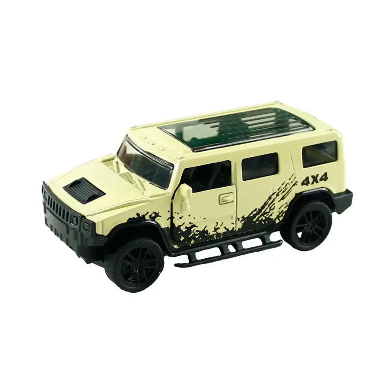 1:43 Diecast Metal Pullback Jeep - Assortment