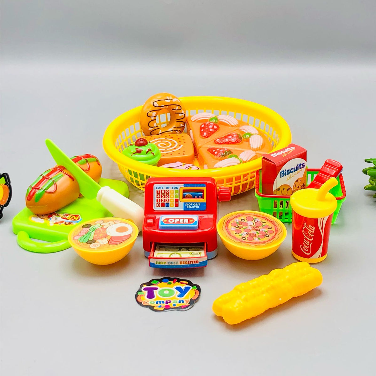17Pcs Pretend Play Fast Food Set