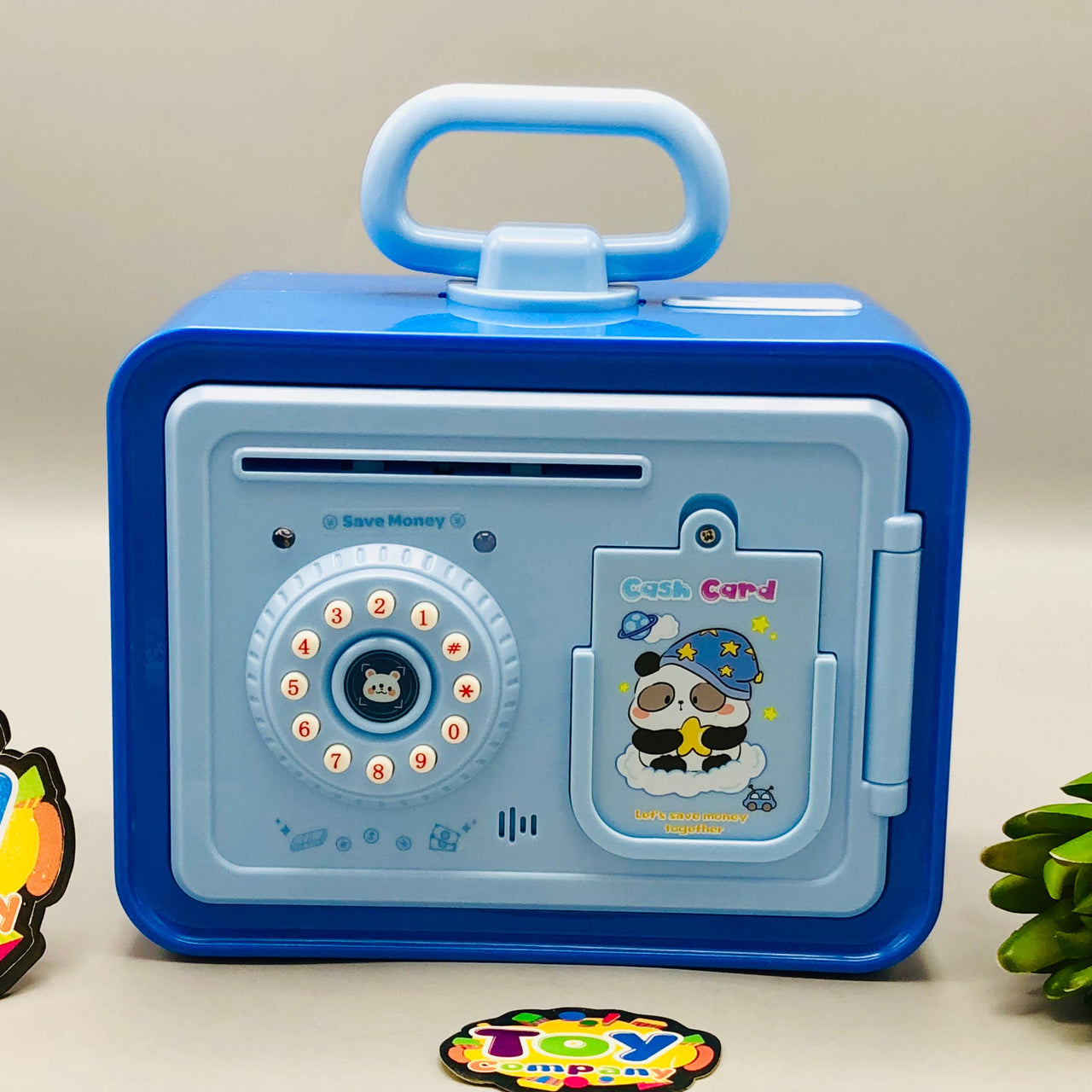 Kids Password & Face Recognition ATM Machine - Blue