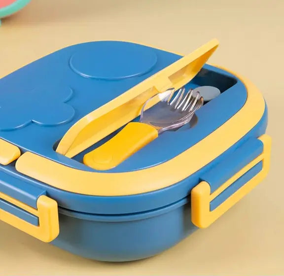 Kids Hot & Cool Stainless Steel Lunch Box With Spoon