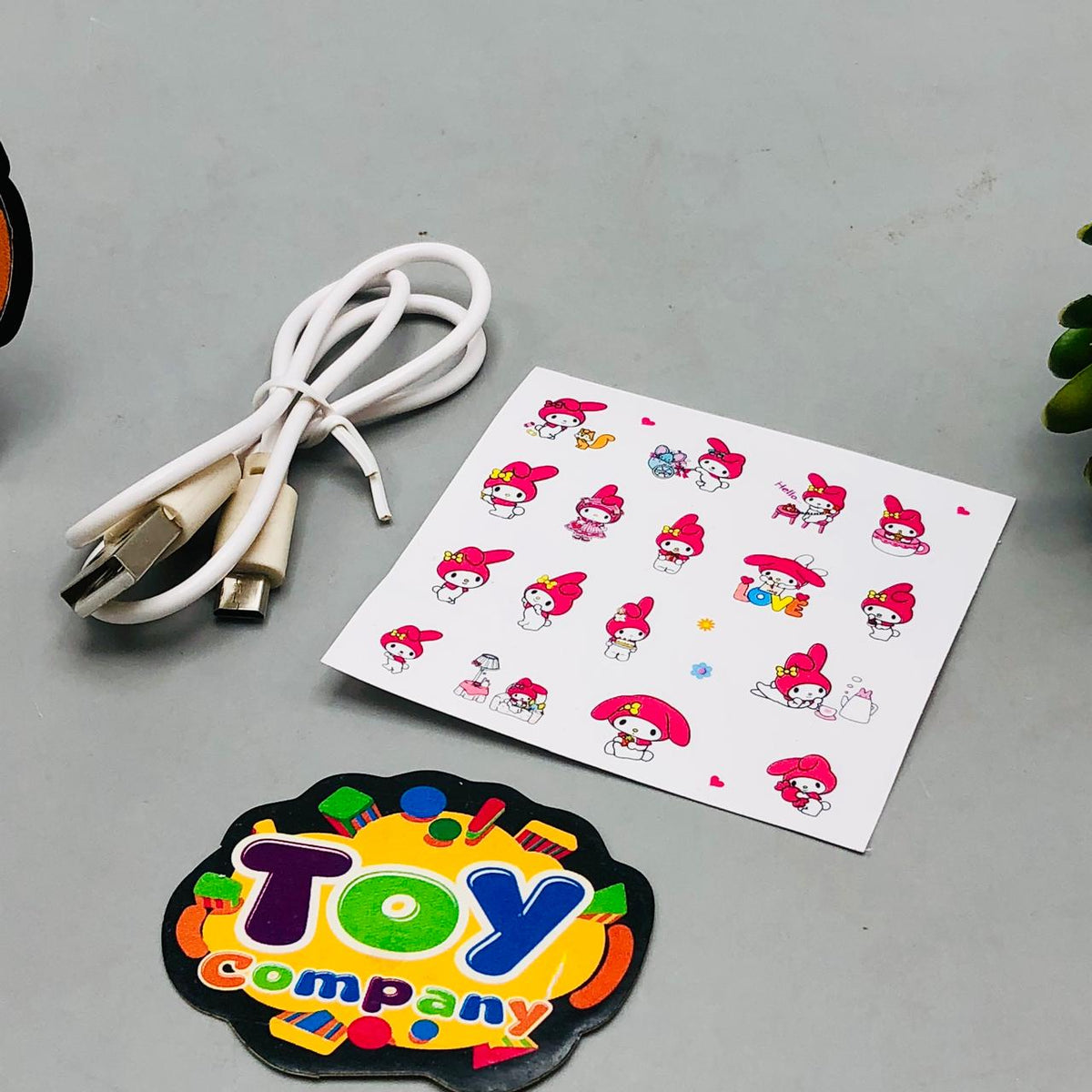 Buy Rechargeable Cartoon Design Flexible Lamp Fan