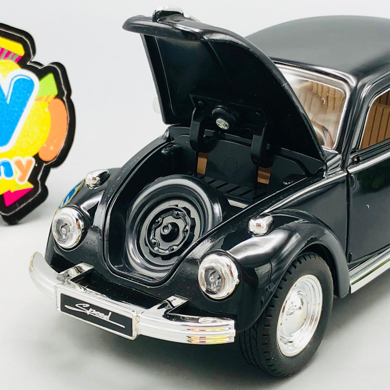 1Pc ABS Inertial Volkswagen Beetle Model