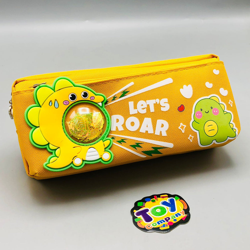 Let's Roar Kids Pencil Pouch