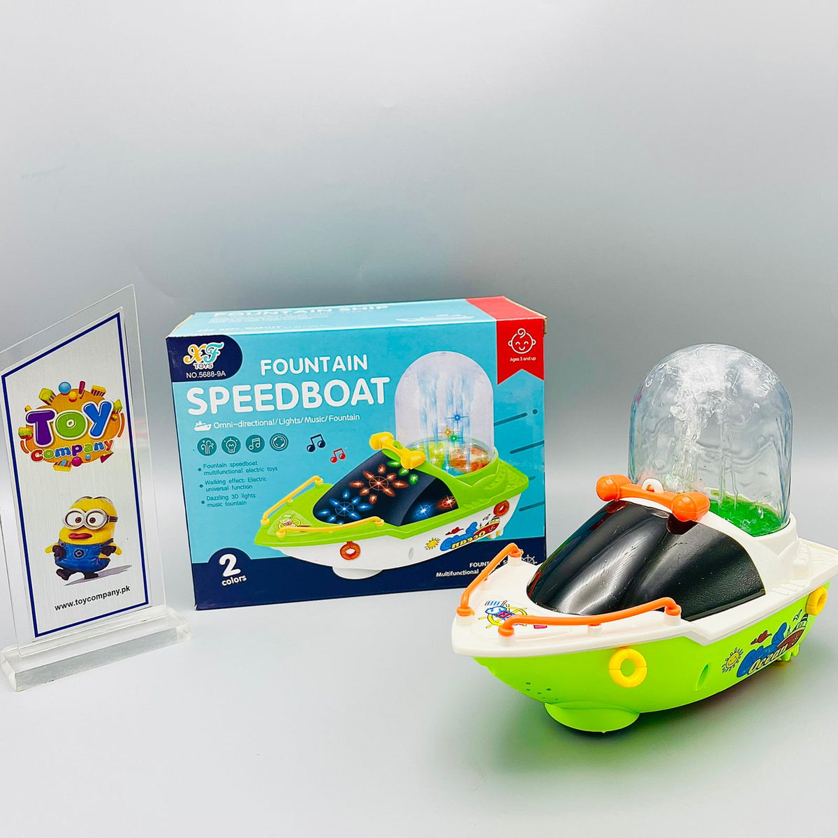 Water Fountain Boat with Lights & Sound