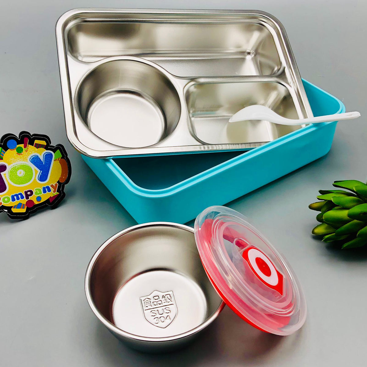 Stainless Steel Unicorn Design Kids Lunch Box