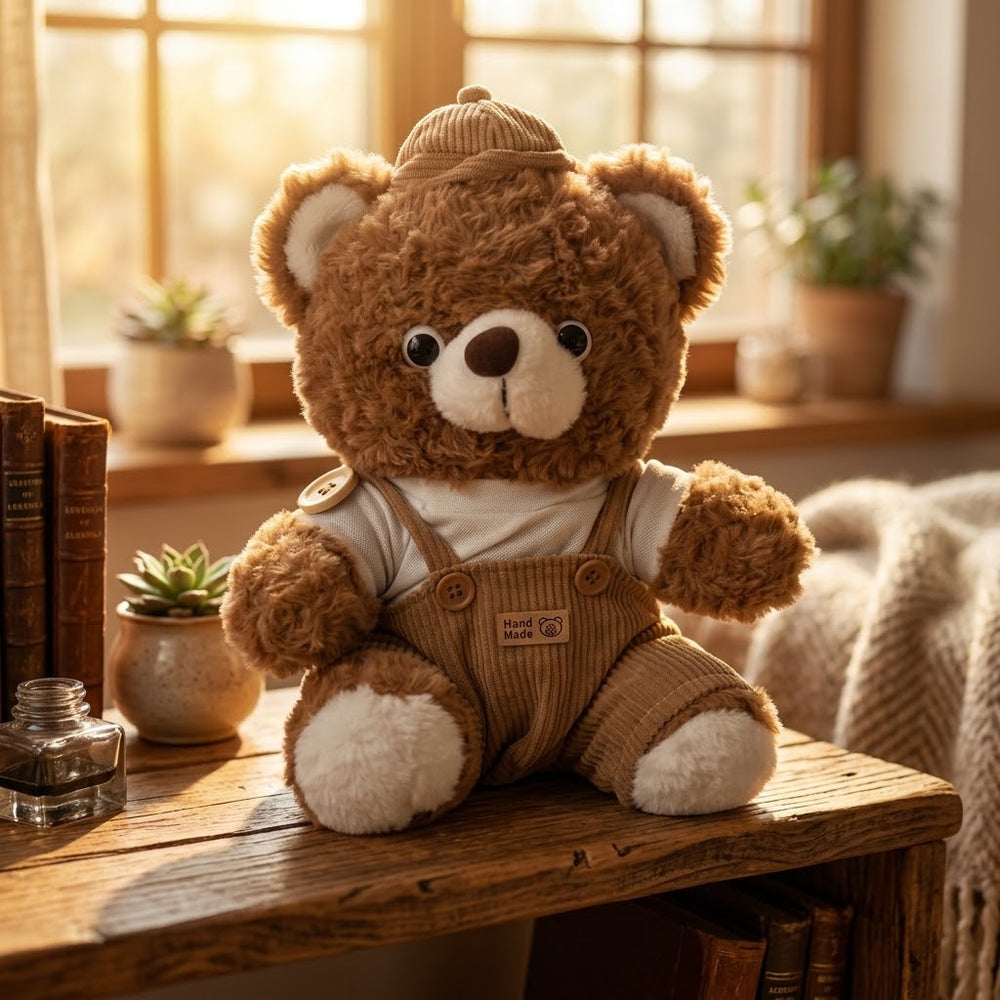 28cm Premium Fluffy Bear Stuff Toy