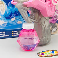 Battery Operated Kids Shark Colorful Bubble Gun