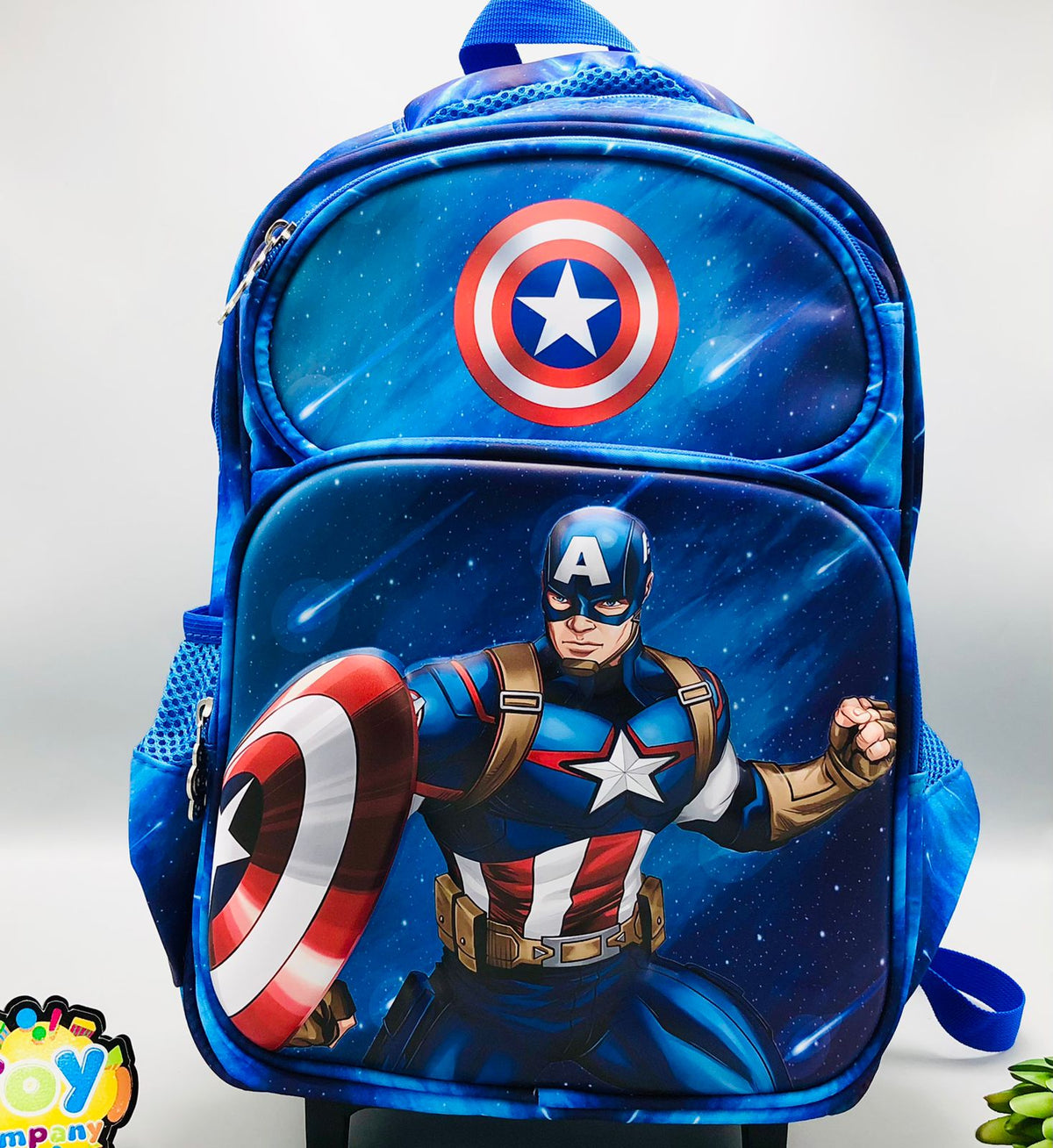 13* Inches Premium Captain America Trolley School Bag