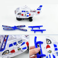 Electric Police Helicopter With Lights & Sound