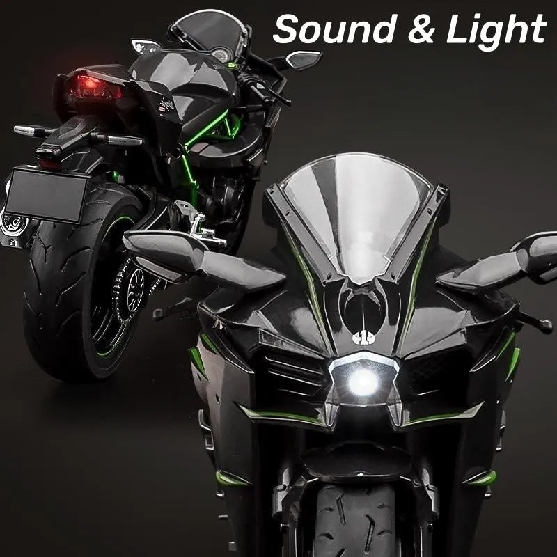1:9 Diecast Kawasaki Ninja H2R Model Bike