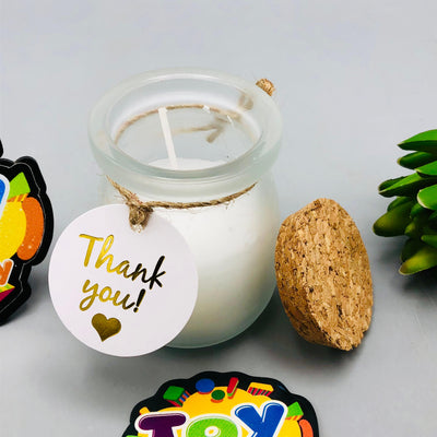 1Pc Home Aroma Scented Candle - White